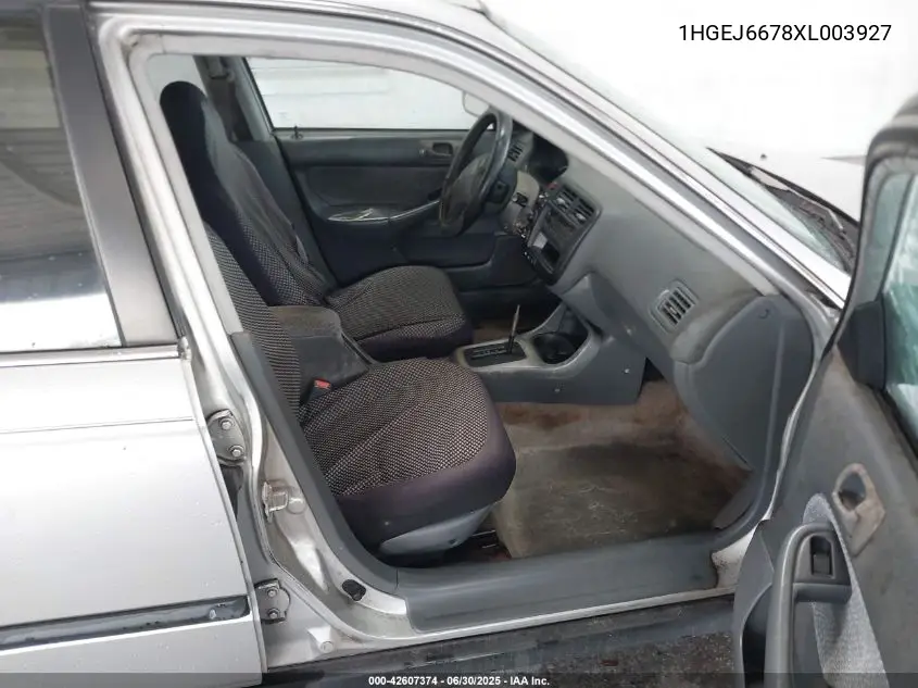 1999 Honda Civic Lx VIN: 1HGEJ6678XL003927 Lot: 42607374