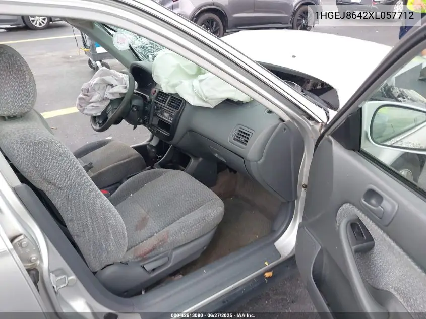 1999 Honda Civic Ex VIN: 1HGEJ8642XL057712 Lot: 42613090