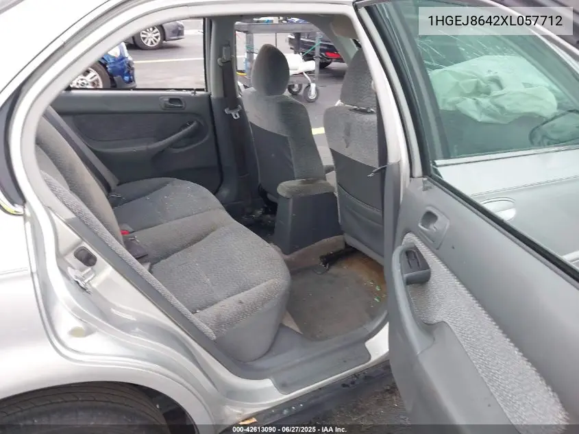1999 Honda Civic Ex VIN: 1HGEJ8642XL057712 Lot: 42613090