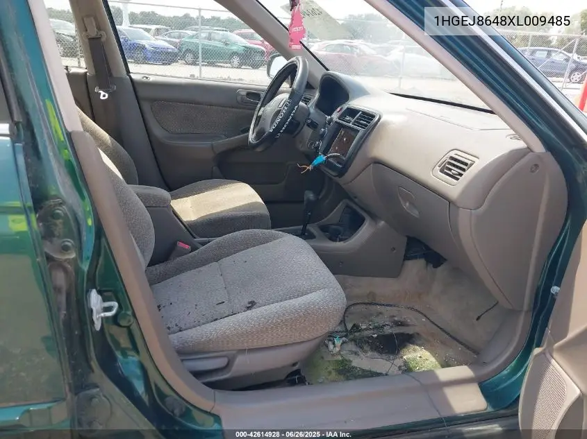 1999 Honda Civic Ex VIN: 1HGEJ8648XL009485 Lot: 42614928