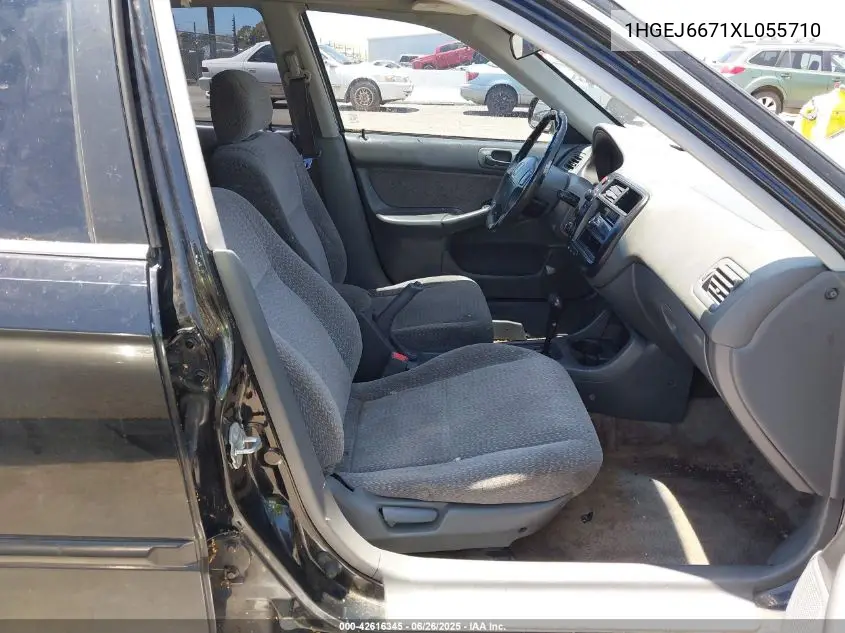 1999 Honda Civic Lx VIN: 1HGEJ6671XL055710 Lot: 42616345
