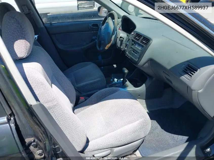 1999 Honda Civic Lx VIN: 2HGEJ6677XH589937 Lot: 42637333