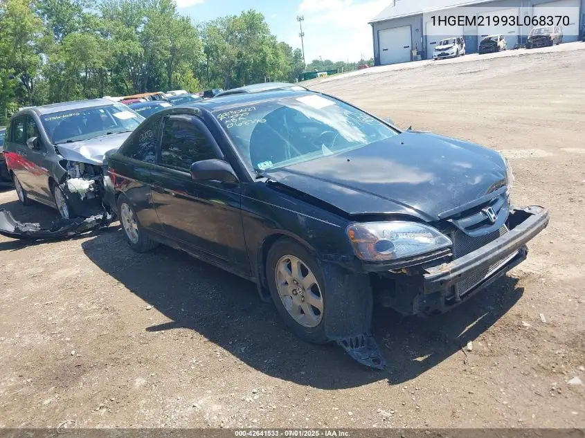 2003 Honda Civic Ex VIN: 1HGEM21993L068370 Lot: 42641533