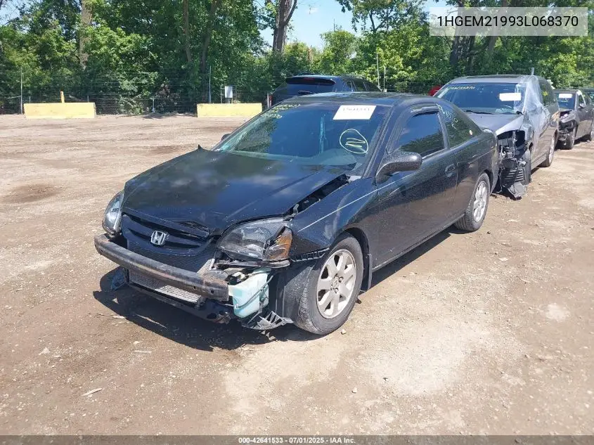 2003 Honda Civic Ex VIN: 1HGEM21993L068370 Lot: 42641533