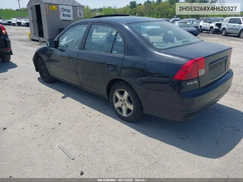 2004 Honda Civic Ex VIN: 2HGES268X4H620527 Lot: 42263860