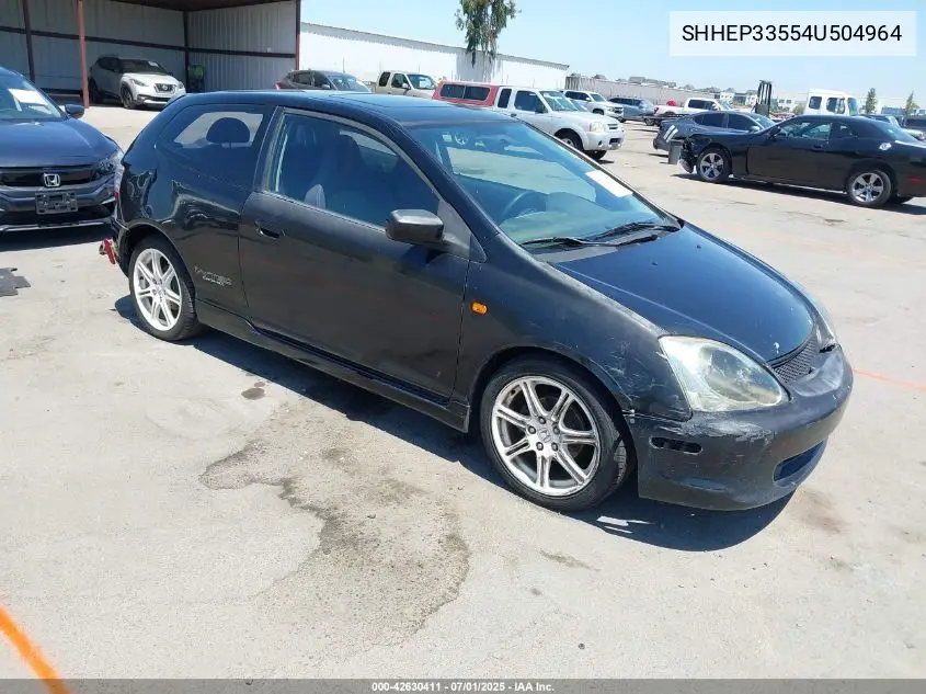 2004 Honda Civic Si VIN: SHHEP33554U504964 Lot: 42630411