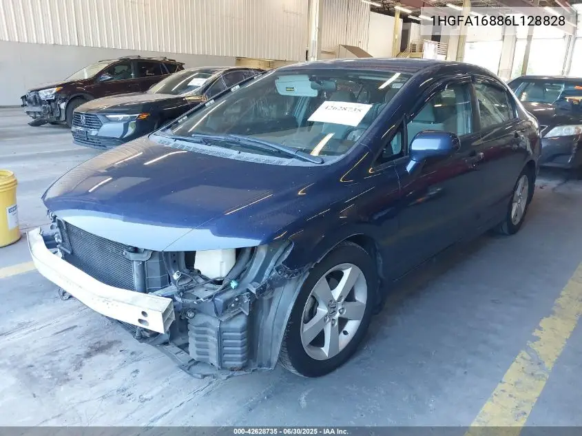 2006 Honda Civic Ex VIN: 1HGFA16886L128828 Lot: 42628735
