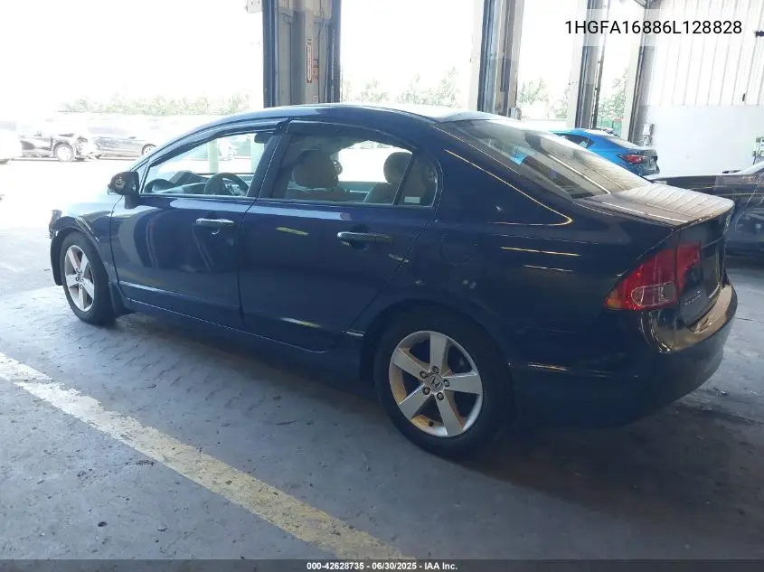 2006 Honda Civic Ex VIN: 1HGFA16886L128828 Lot: 42628735