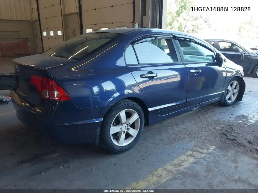2006 Honda Civic Ex VIN: 1HGFA16886L128828 Lot: 42628735