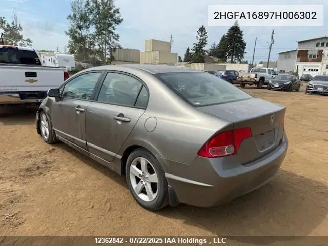 2HGFA16897H006302 2007 Honda Civic Ex