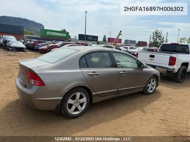 2HGFA16897H006302 2007 Honda Civic Ex