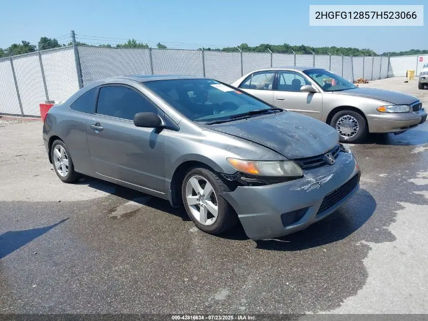 2007 Honda Civic Ex VIN: 2HGFG12857H523066 Lot: 42816634