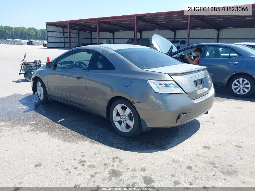 2007 Honda Civic Ex VIN: 2HGFG12857H523066 Lot: 42816634