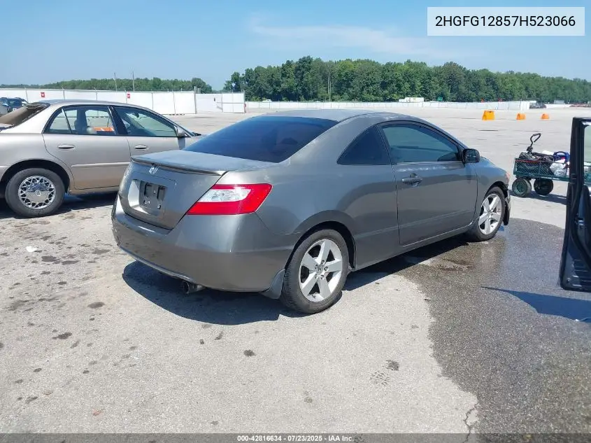 2007 Honda Civic Ex VIN: 2HGFG12857H523066 Lot: 42816634