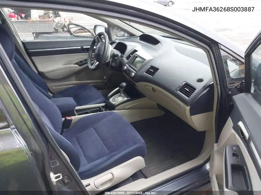 2008 Honda Civic Hybrid VIN: JHMFA36268S003887 Lot: 42678950