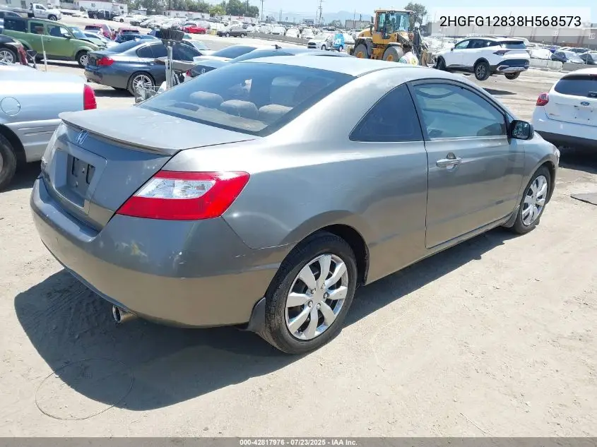 2008 Honda Civic Ex VIN: 2HGFG12838H568573 Lot: 42817976