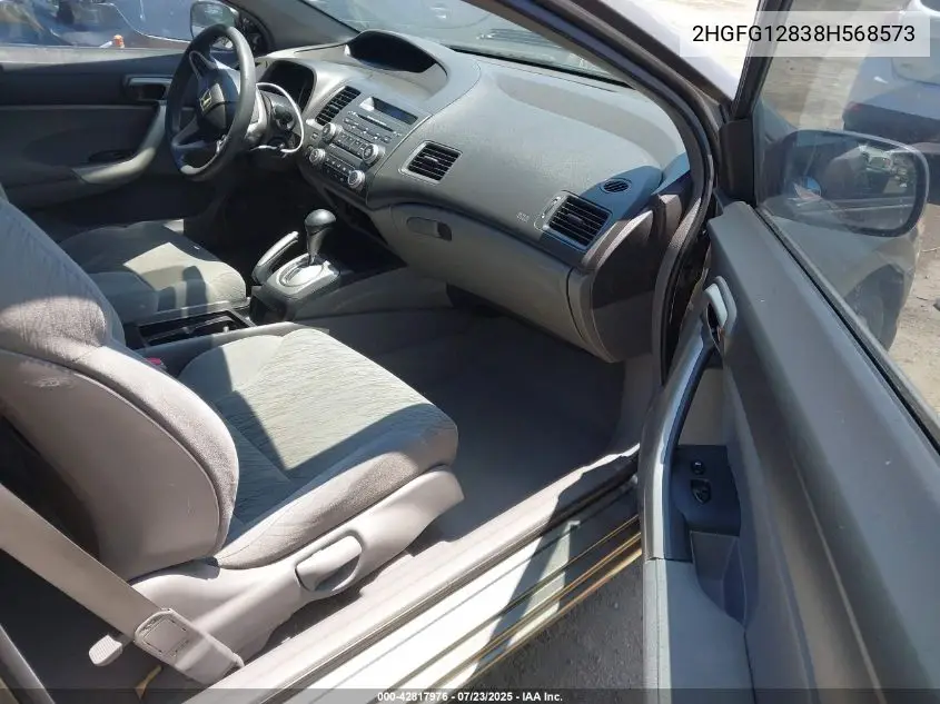 2008 Honda Civic Ex VIN: 2HGFG12838H568573 Lot: 42817976