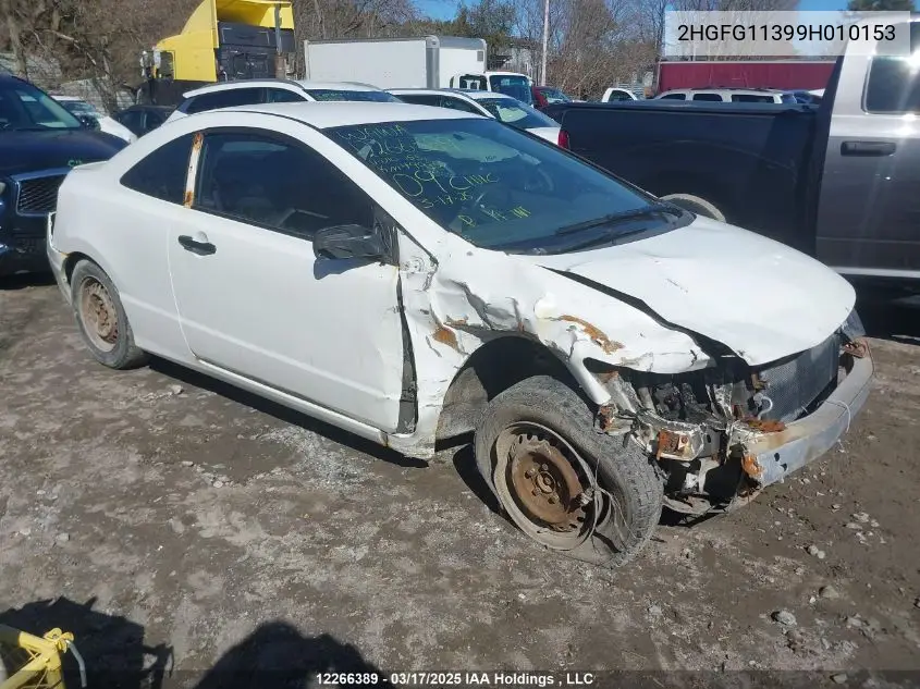 2HGFG11399H010153 2009 Honda Civic Dx-G