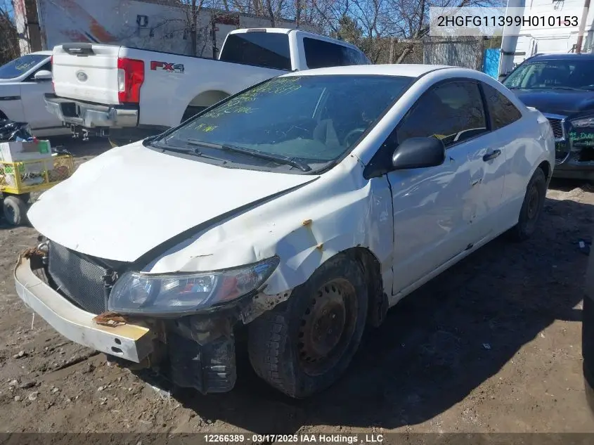 2HGFG11399H010153 2009 Honda Civic Dx-G