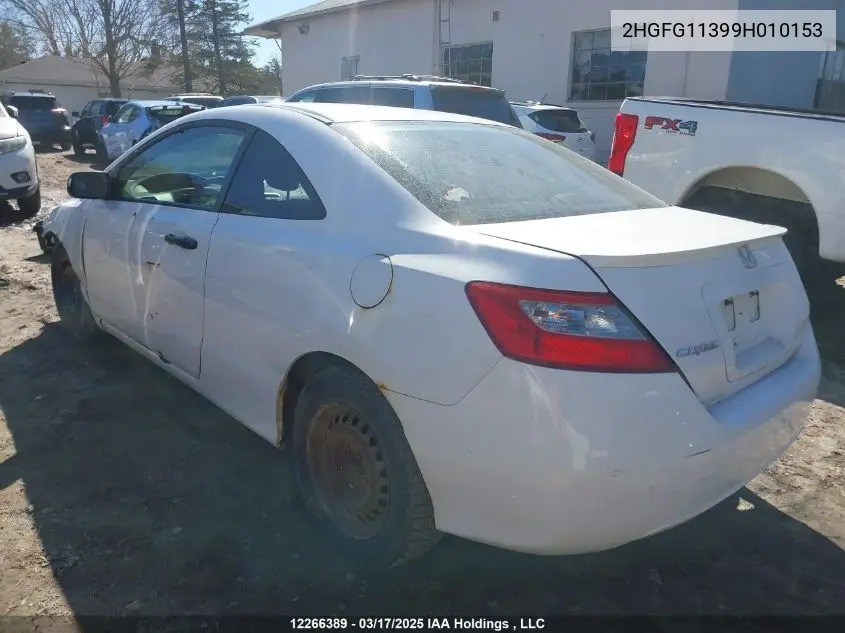 2HGFG11399H010153 2009 Honda Civic Dx-G