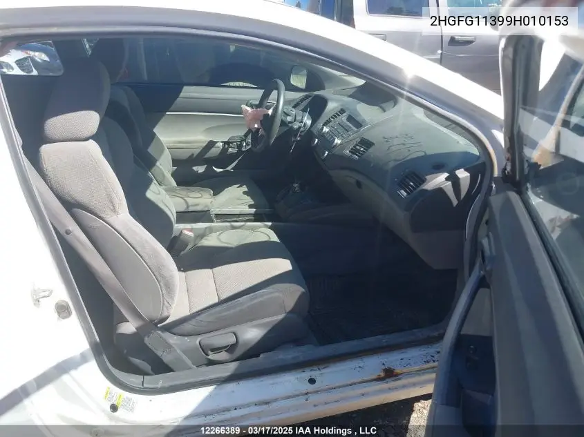 2HGFG11399H010153 2009 Honda Civic Dx-G