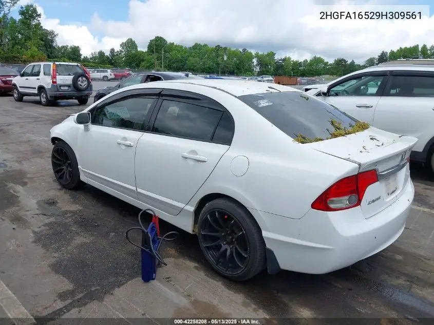2009 Honda Civic Lx VIN: 2HGFA16529H309561 Lot: 42258208