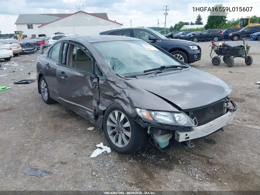 2009 Honda Civic Lx VIN: 1HGFA16559L015607 Lot: 42627365