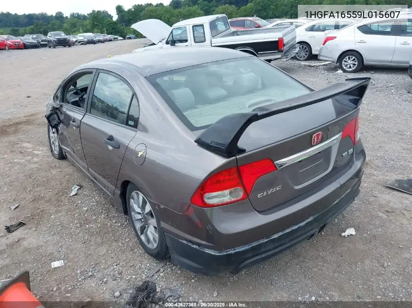 2009 Honda Civic Lx VIN: 1HGFA16559L015607 Lot: 42627365