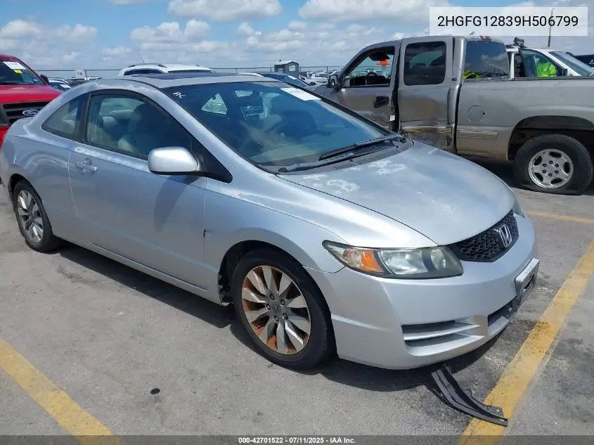 2009 Honda Civic Ex VIN: 2HGFG12839H506799 Lot: 42701522
