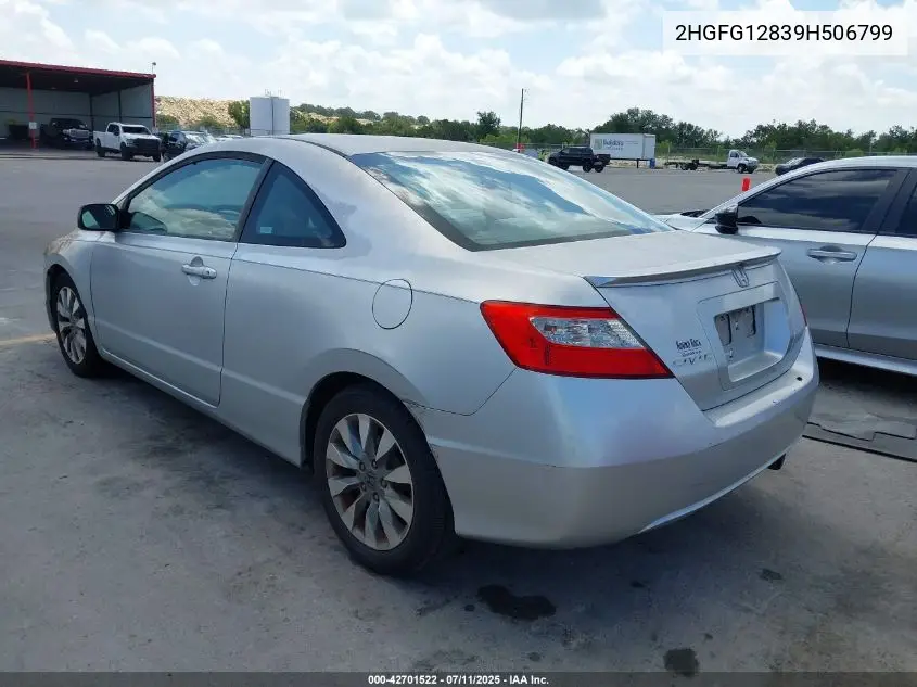 2009 Honda Civic Ex VIN: 2HGFG12839H506799 Lot: 42701522