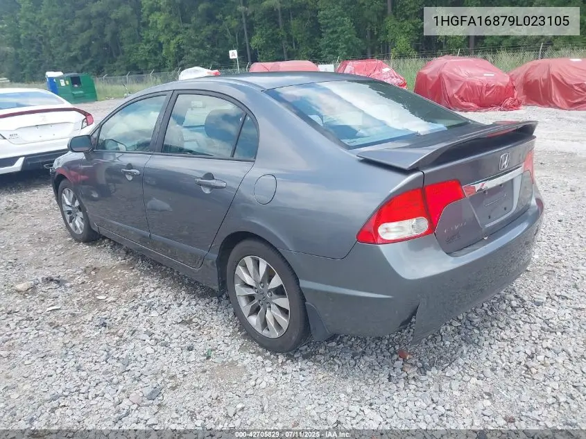 2009 Honda Civic Ex VIN: 1HGFA16879L023105 Lot: 42705829