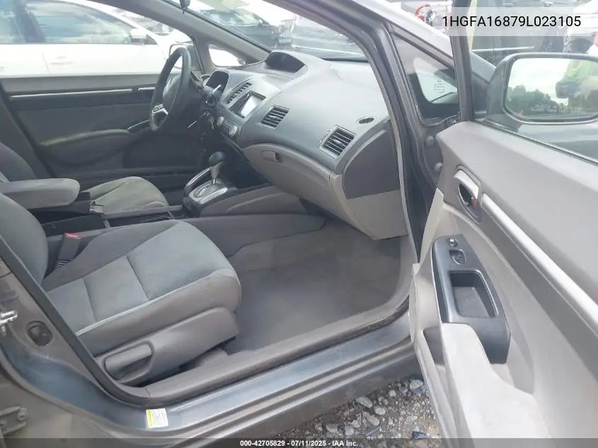2009 Honda Civic Ex VIN: 1HGFA16879L023105 Lot: 42705829