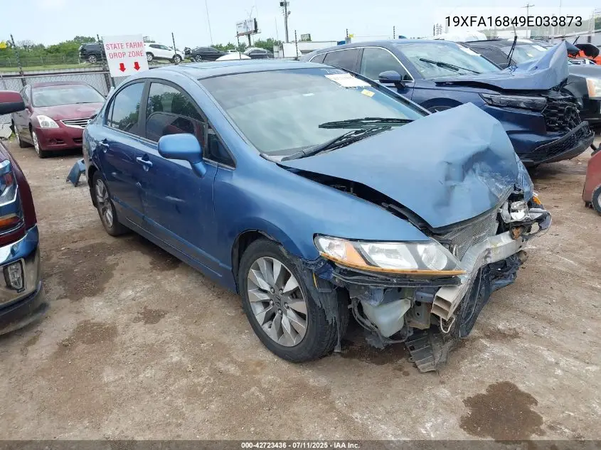 2009 Honda Civic Ex VIN: 19XFA16849E033873 Lot: 42723436