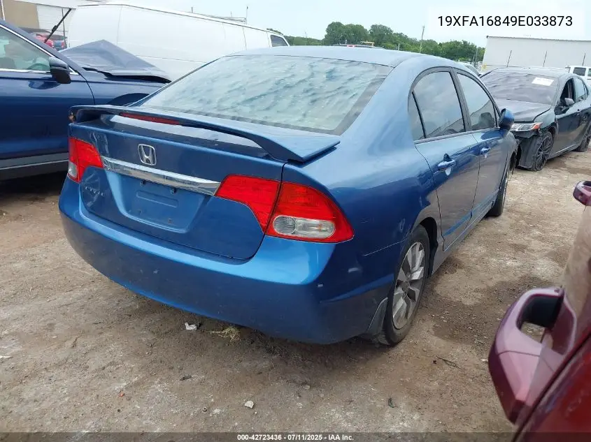 2009 Honda Civic Ex VIN: 19XFA16849E033873 Lot: 42723436