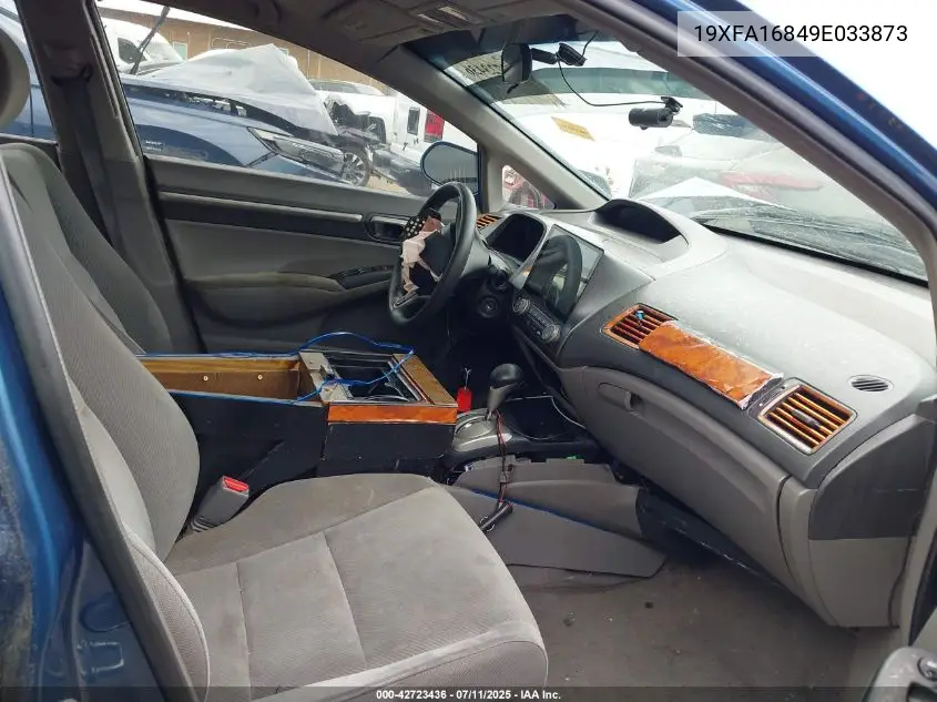 2009 Honda Civic Ex VIN: 19XFA16849E033873 Lot: 42723436