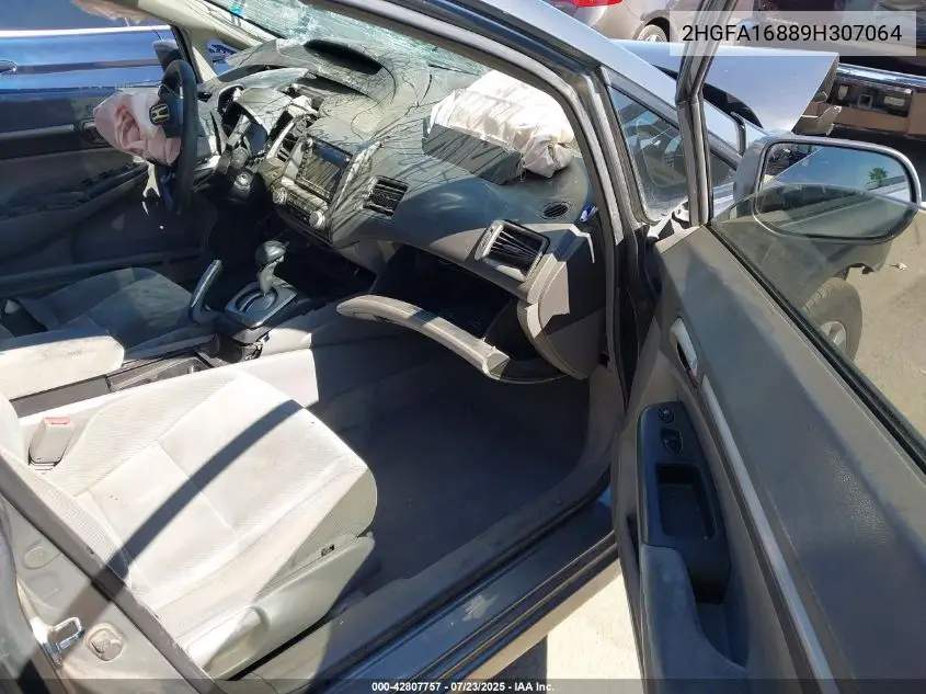 2009 Honda Civic Ex VIN: 2HGFA16889H307064 Lot: 42807757