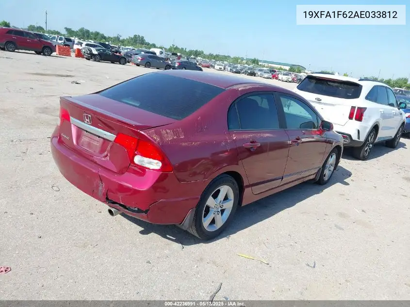 2010 Honda Civic Lx-S VIN: 19XFA1F62AE033812 Lot: 42236991