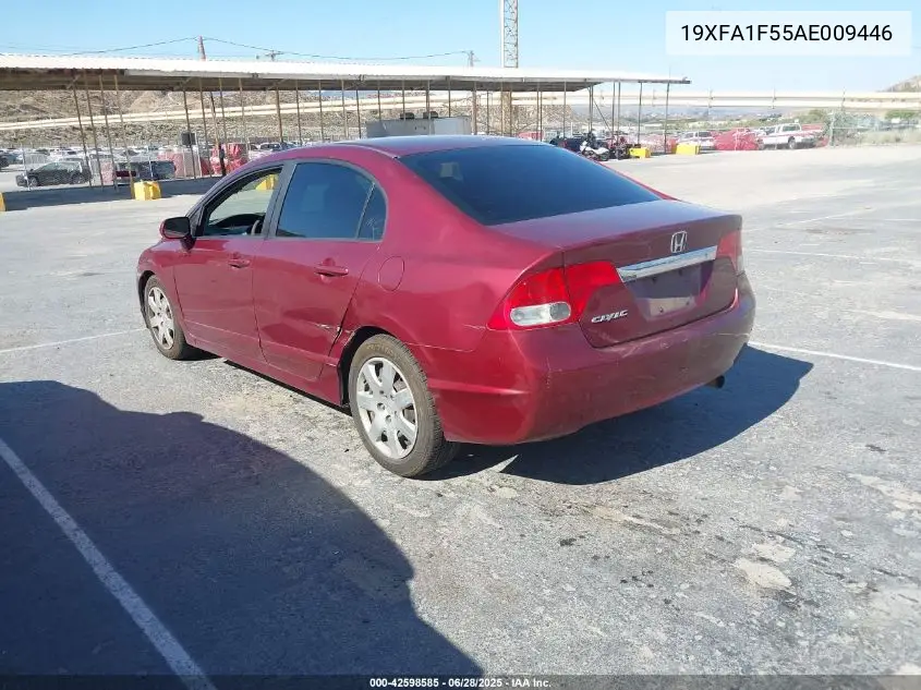 2010 Honda Civic Lx VIN: 19XFA1F55AE009446 Lot: 42598585