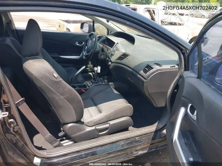 2012 Honda Civic Si VIN: 2HGFG4A5XCH702402 Lot: 42582342
