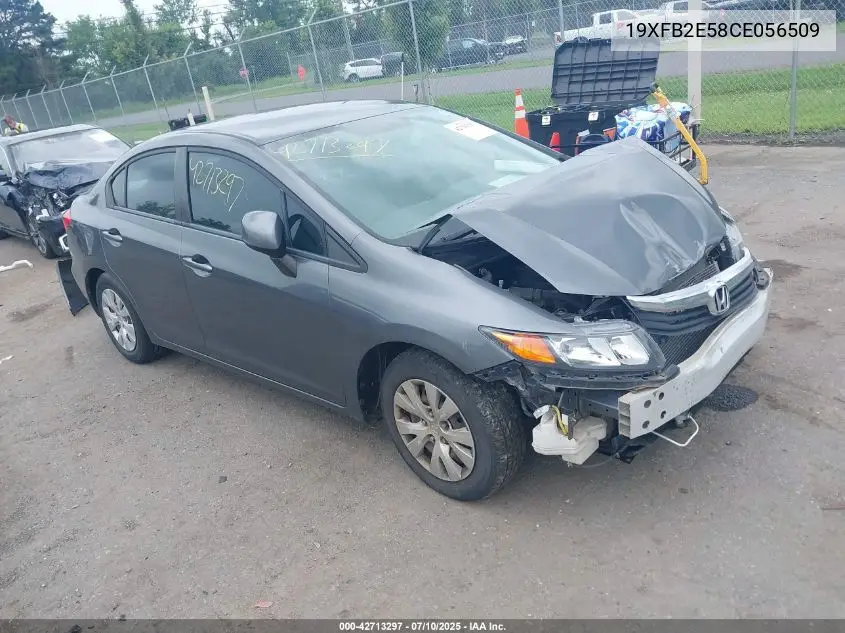 2012 Honda Civic Lx VIN: 19XFB2E58CE056509 Lot: 42713297
