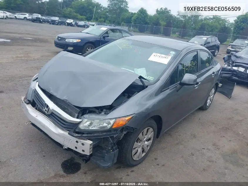2012 Honda Civic Lx VIN: 19XFB2E58CE056509 Lot: 42713297