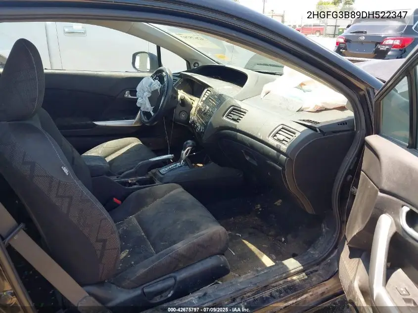 2013 Honda Civic Ex VIN: 2HGFG3B89DH522347 Lot: 42675797