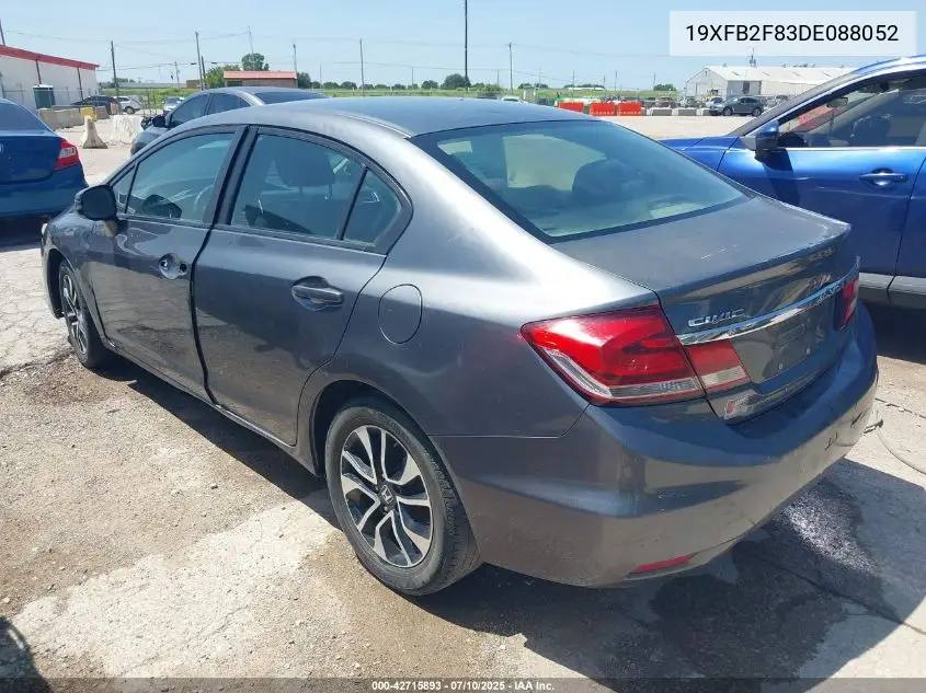 2013 Honda Civic Ex VIN: 19XFB2F83DE088052 Lot: 42715893