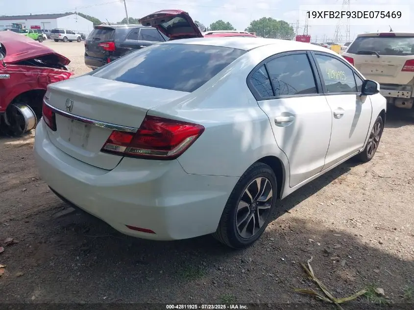 2013 Honda Civic Ex-L VIN: 19XFB2F93DE075469 Lot: 42811925