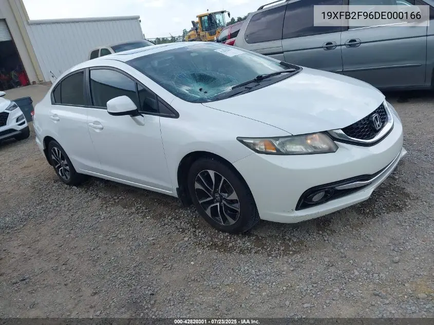 2013 Honda Civic Ex-L VIN: 19XFB2F96DE000166 Lot: 42820301