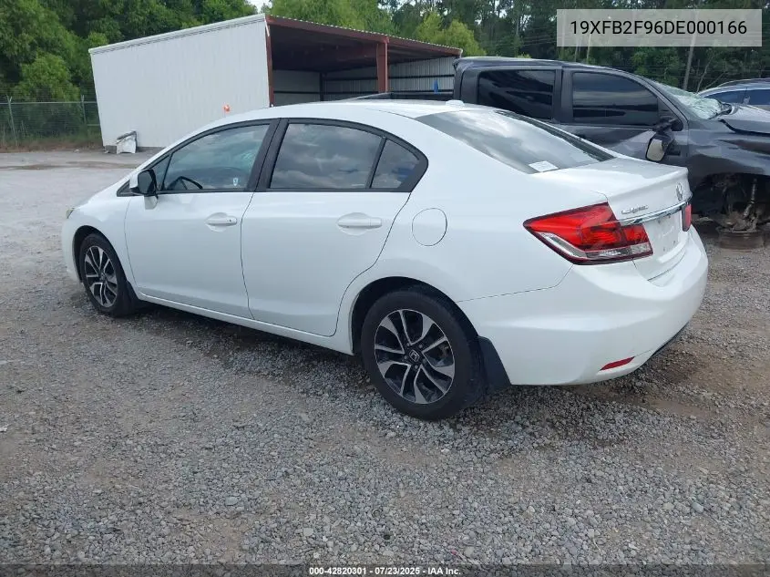 2013 Honda Civic Ex-L VIN: 19XFB2F96DE000166 Lot: 42820301
