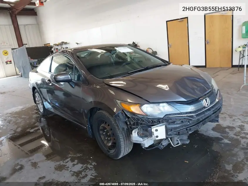 2014 Honda Civic Lx VIN: 2HGFG3B55EH513376 Lot: 42674089