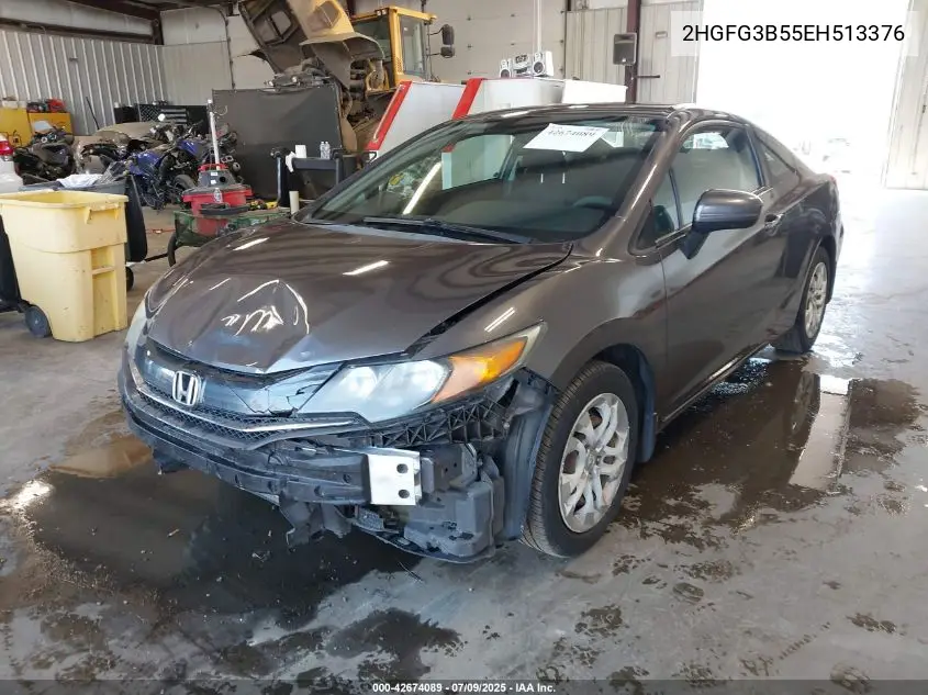2014 Honda Civic Lx VIN: 2HGFG3B55EH513376 Lot: 42674089