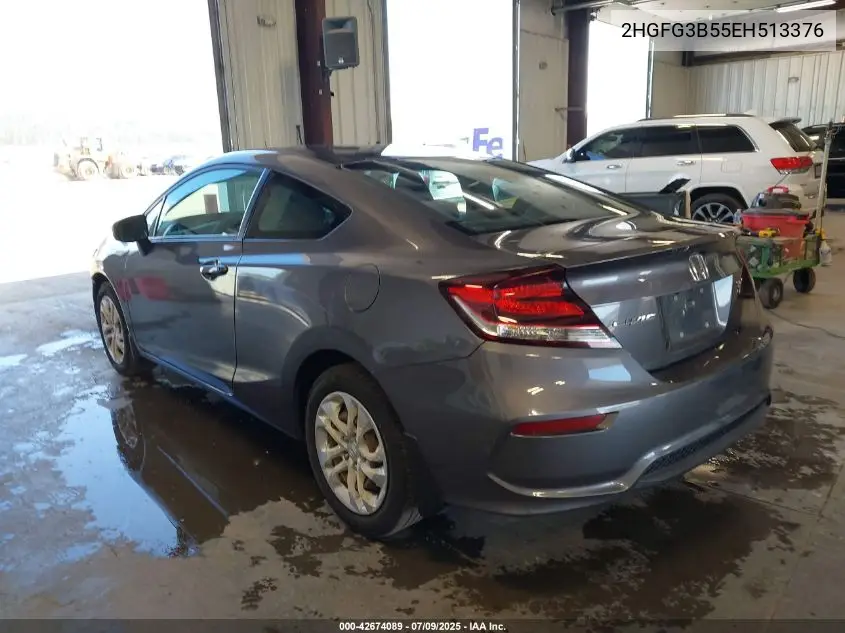2014 Honda Civic Lx VIN: 2HGFG3B55EH513376 Lot: 42674089