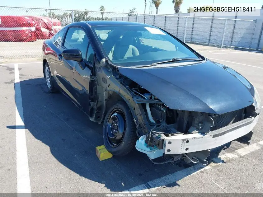 2014 Honda Civic Lx VIN: 2HGFG3B56EH518411 Lot: 42684540